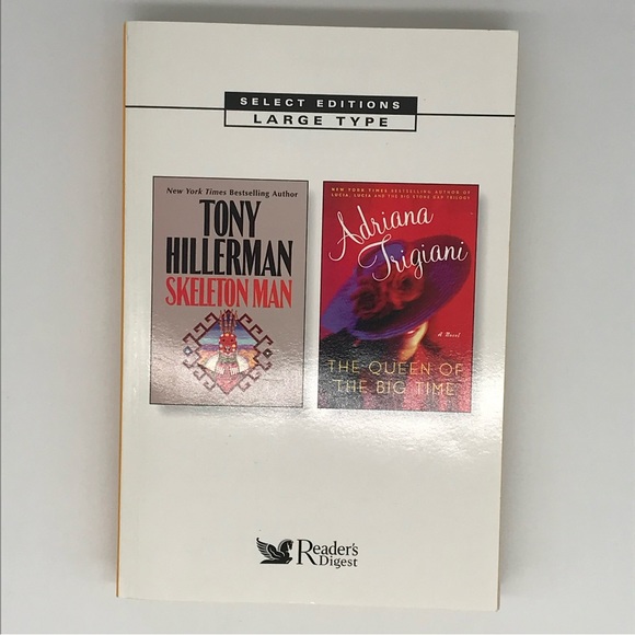 Reader’s Digest Large Print Book Skeleton Man, The Queen Of Big Time - Picture 1 of 3